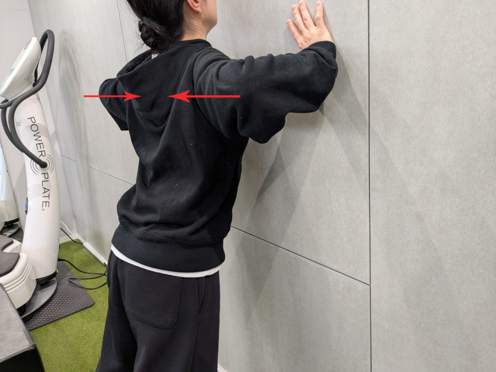 壁押しプッシュアップ写真02